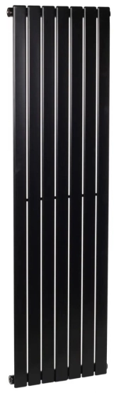 Трубчастий радіатор Betatherm вертикальний Blende 1 1400x394 (Чорний RAL 9005M, підк. №99) Фото - 1